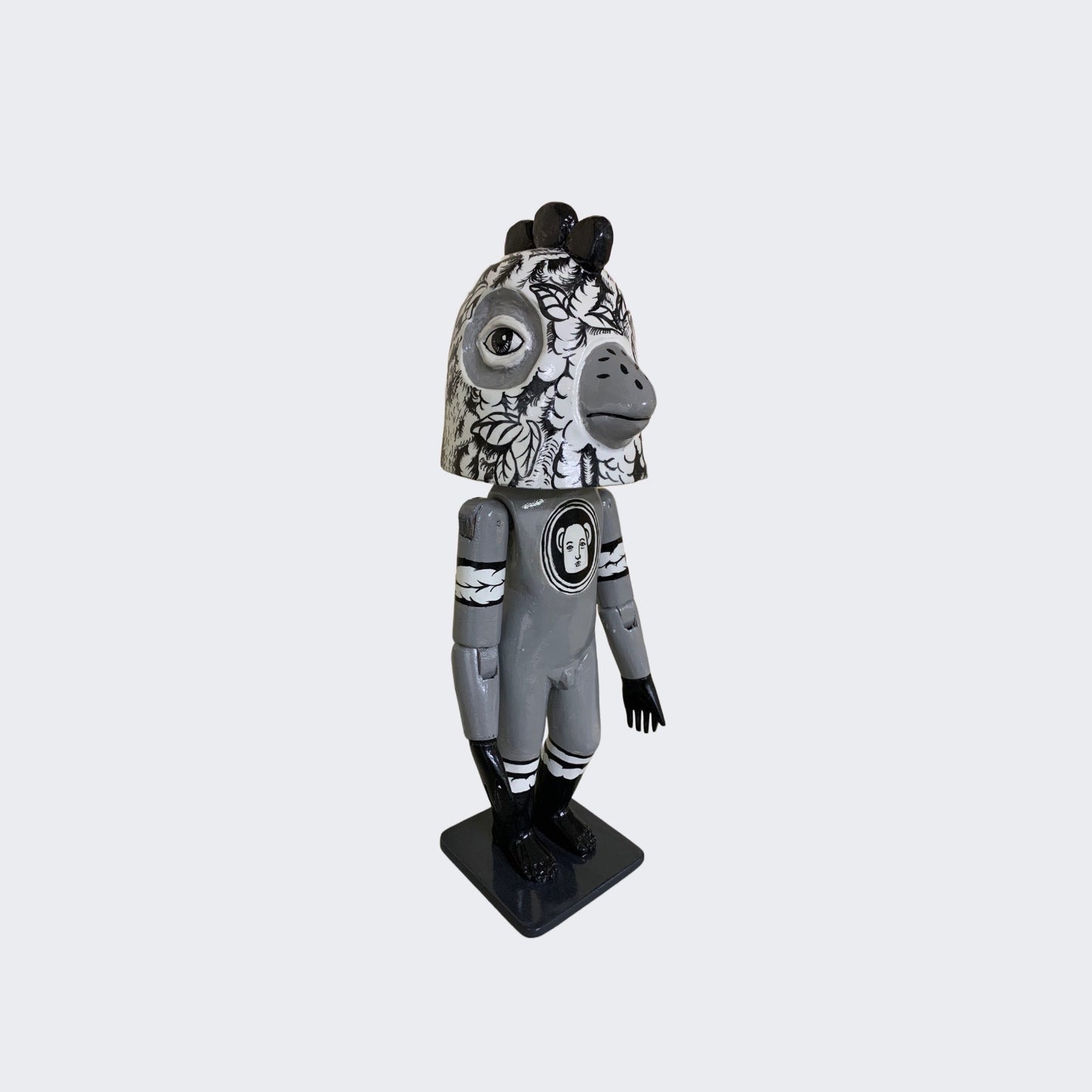 Chicken Army by Rodel Tapaya - "Balat-Kayo (Gray)" Edition 1/1