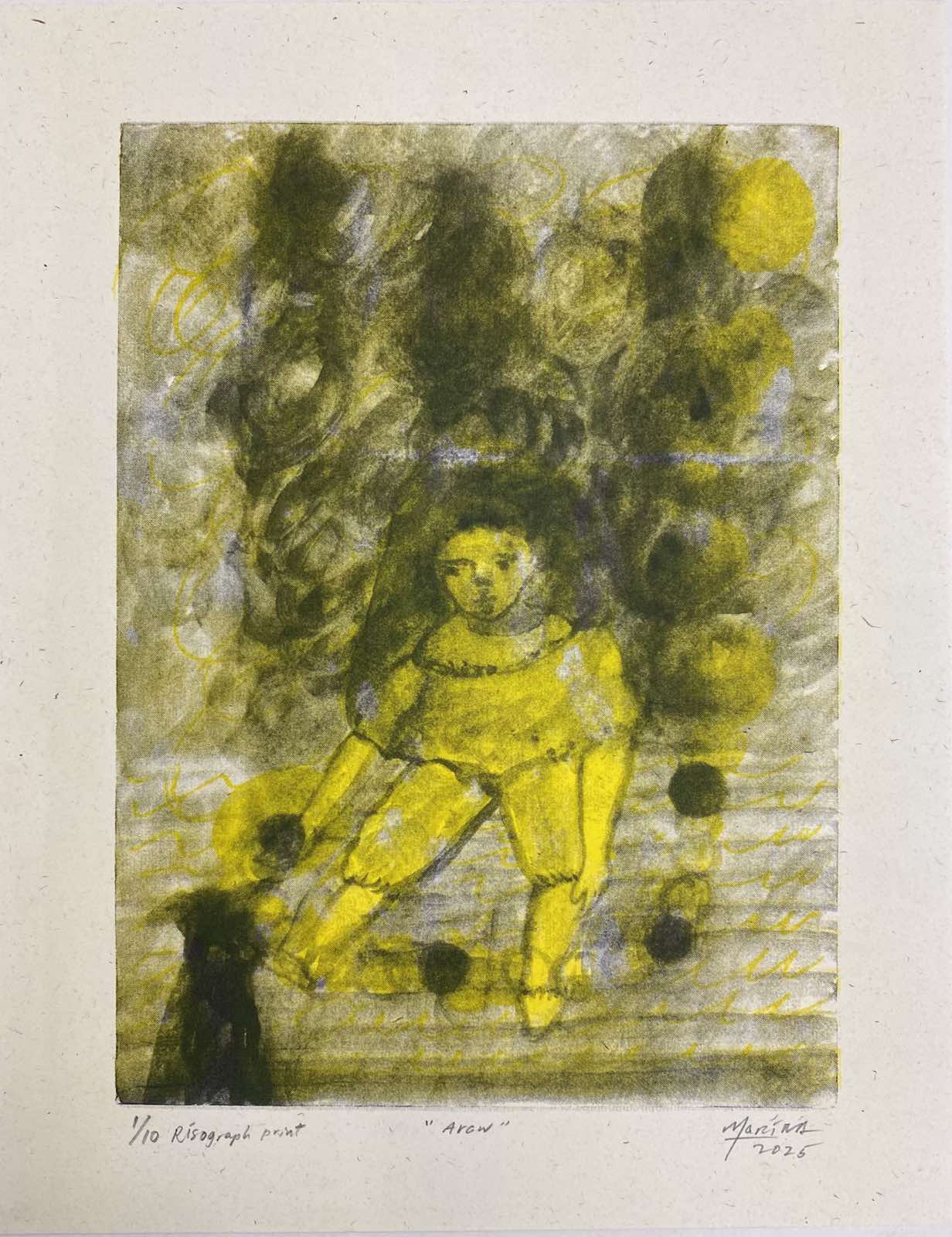 Araw by Marina Cruz (Risograph Print Edition of 10)