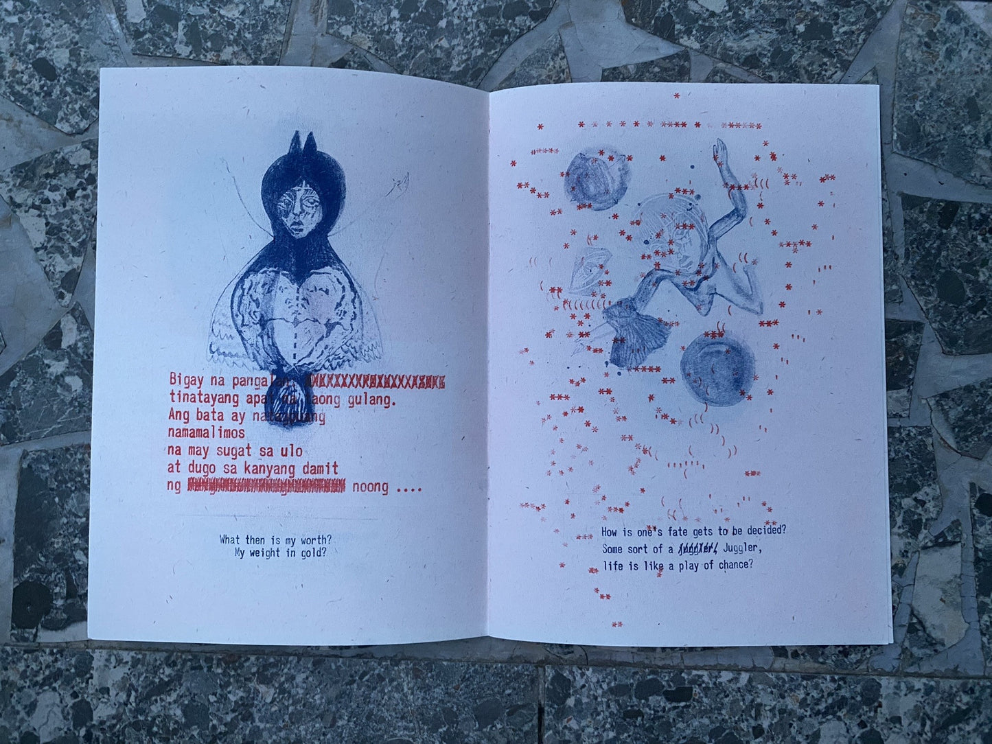 "Notice to Public: Given Name" (Imprinted Musings Series 001) by Marina Cruz