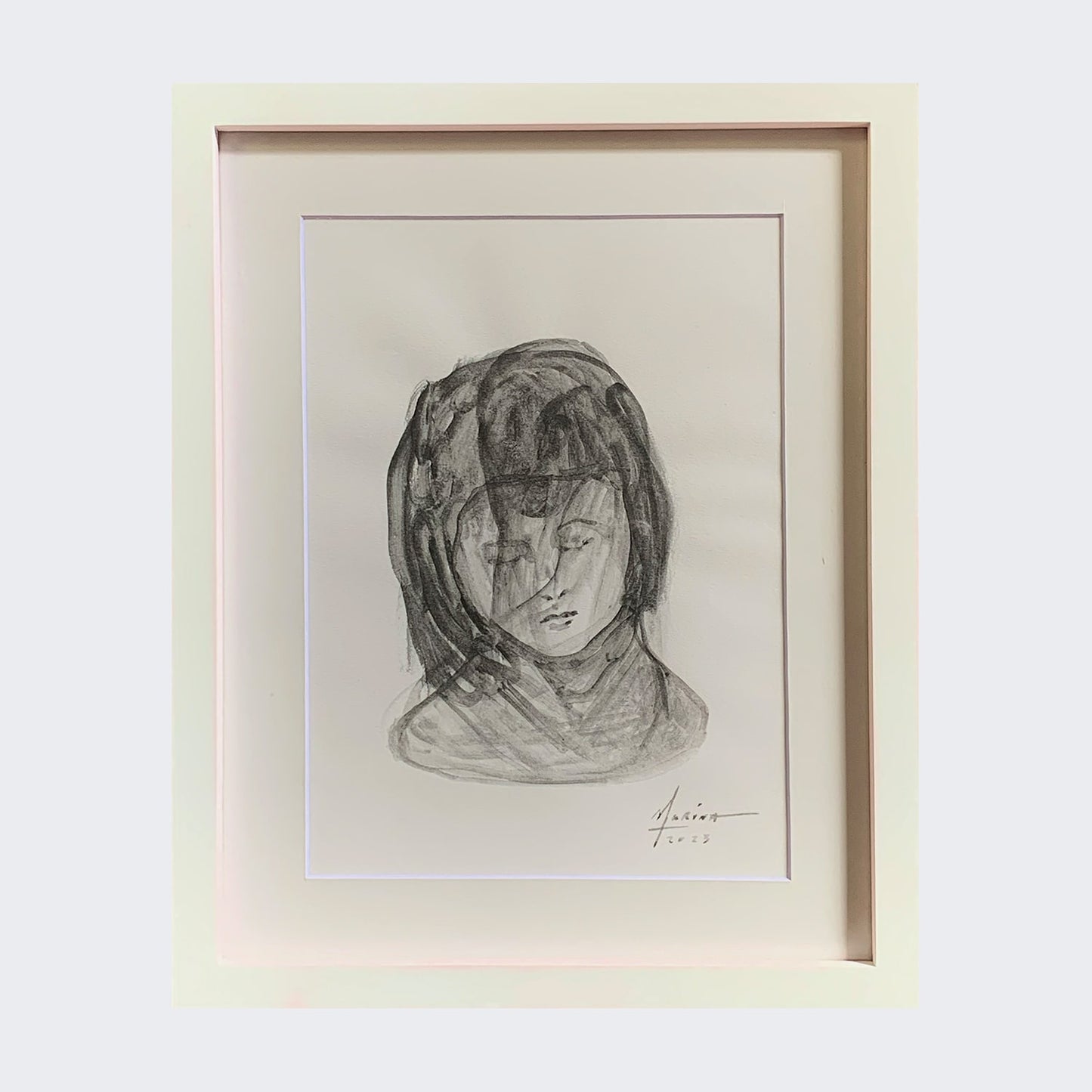 "Draw me a face no. 008" by Marina Cruz