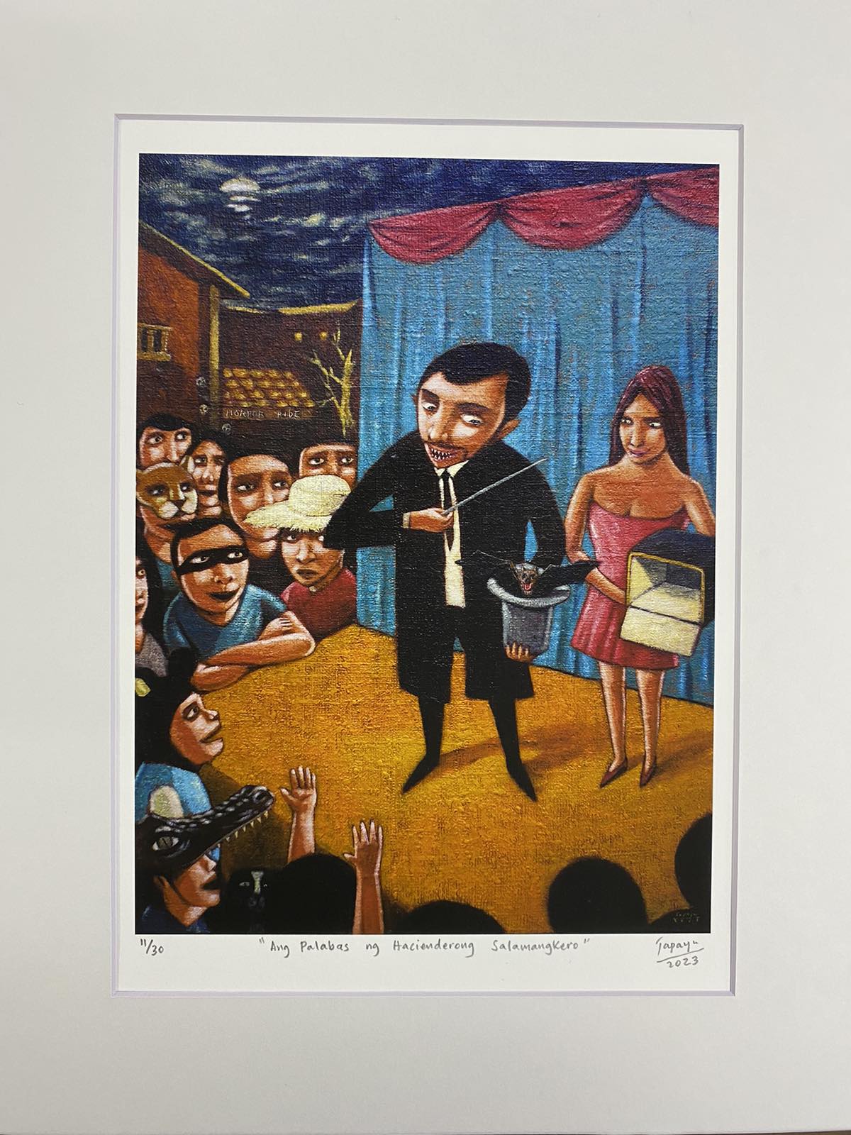 Ang Palabas ng Hacienderong Salamangkero by Rodel Tapaya ( Giclee Edition of 30)