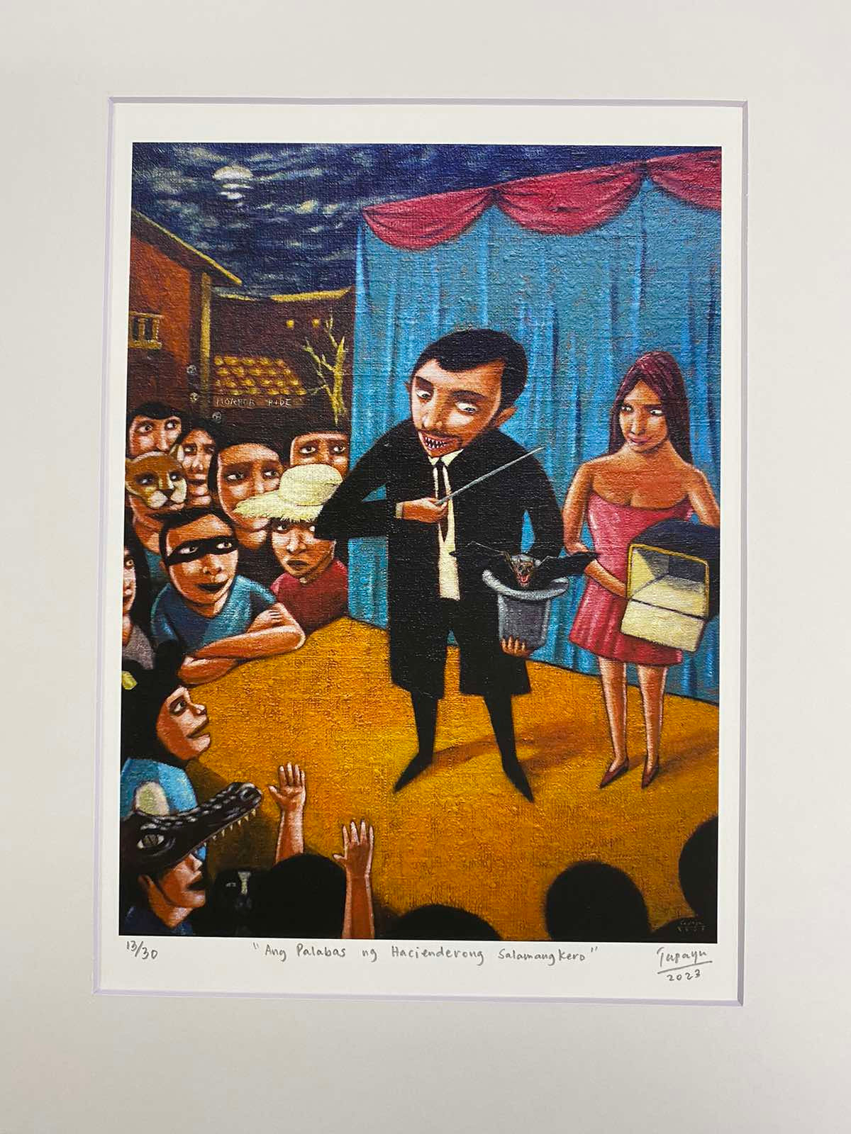 Ang Palabas ng Hacienderong Salamangkero by Rodel Tapaya ( Giclee Edition of 30)
