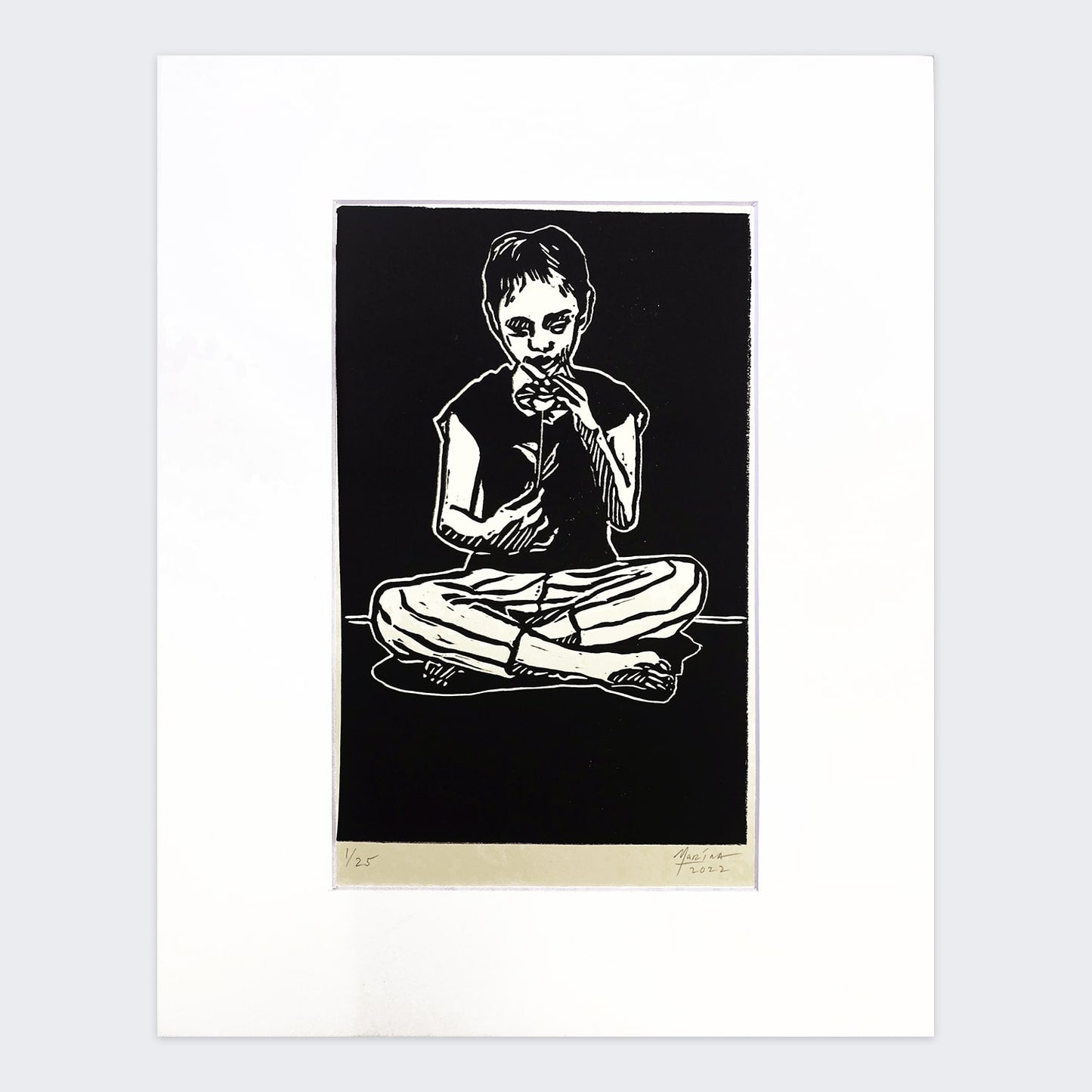 Marina Cruz Set of Five Linoprints